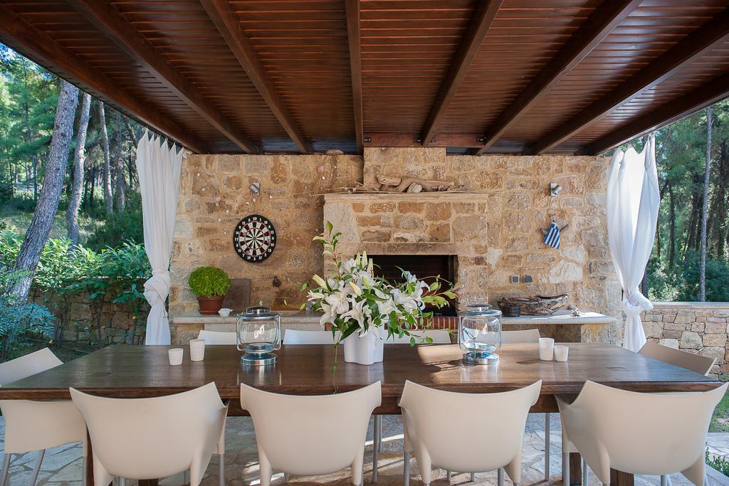Naftilos Villa Sani With Private Pool Luaran gambar
