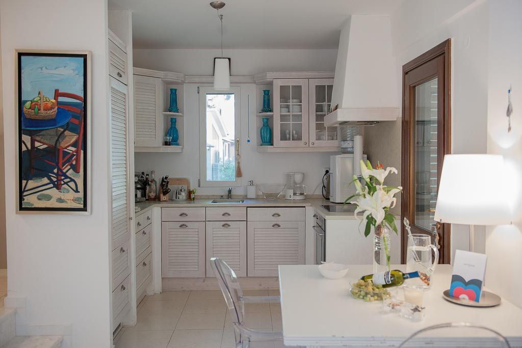 Naftilos Villa Sani With Private Pool Luaran gambar